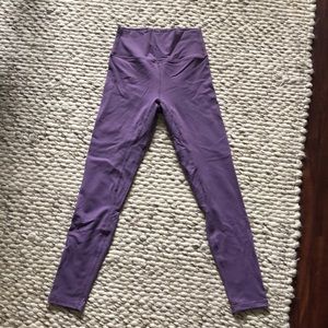 Purple Till You Collapse leggings